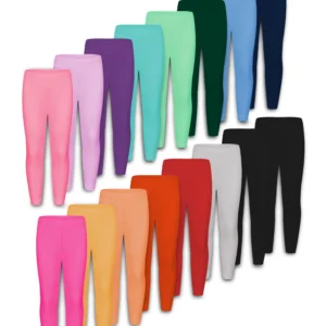 Random 10 colors girls stretchy, breathable leggings