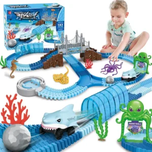 Race Car Toy for Boys Girls, With Ocean Educate Kid Set