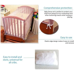 Breathable Baby Crib Canopy netting