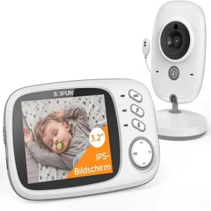 Digital LCD Screen Wireless Baby Monitor with Camera, , Night Vision, Temperature Monitor