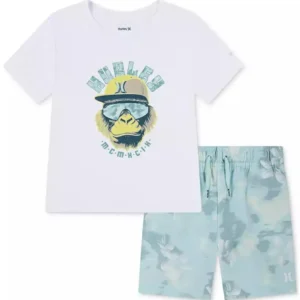 Toddler  Swim Top & Shorts, 2 Piece Set