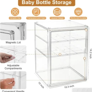 Baby Bottle Organizer with Door