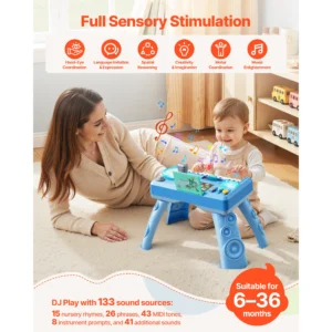 Baby DJ Playset for Toddlers with 133 Sound Sources