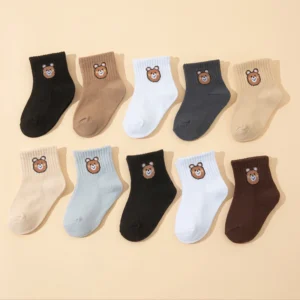 10 pairs baby socks, boys' socks, girls' socks